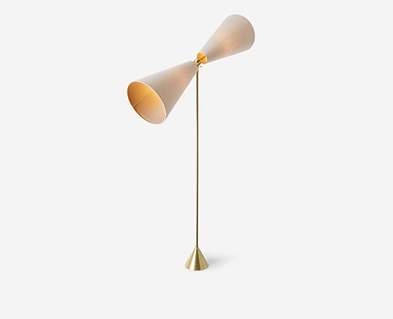 An alternative image of Pendolo Floor Lamp Large in use
